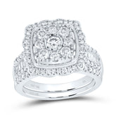 1 1/2CTW-DIA NK BRIDAL SET